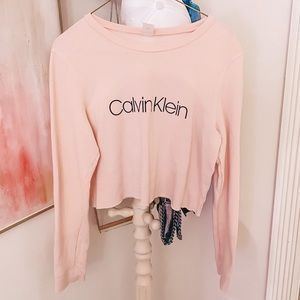 Calvin Klein cropped sweatshirt